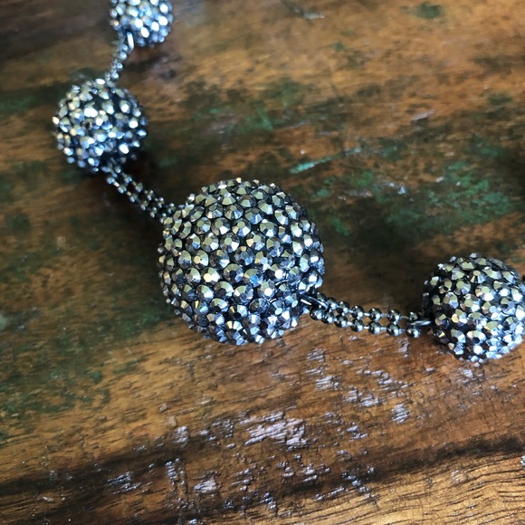 Sparkly Gunmetal Necklace - Picture 4 of 4